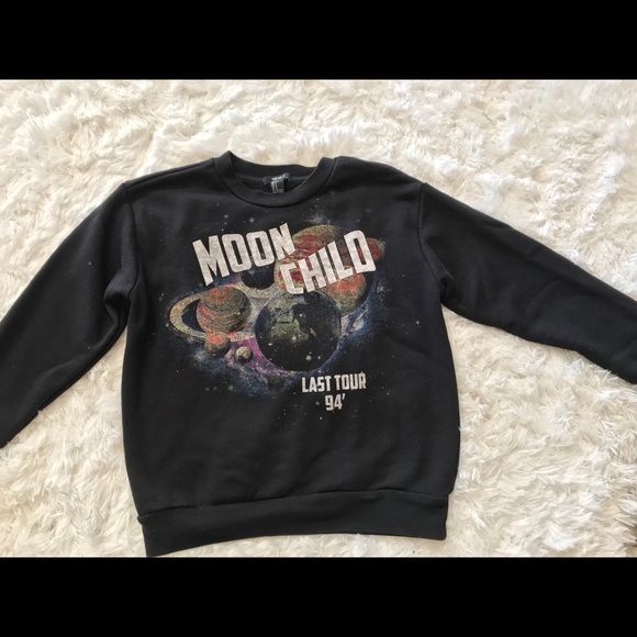 Graphic Moon Child Small Fleece - Picture 2 of 5